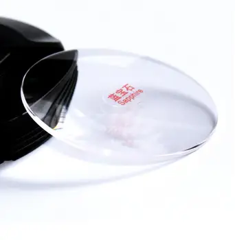 1.0 mm 1.2 mm de Margine Groasă Singur Bombat 20mm-29.5 mm Safir Ceas Cristal Clar de Mărire Rotund Convexe de Sticlă pentru fabricarea ceasurilor W1041