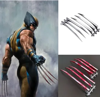 1:1 PENTRU ca Anime Wolverine 2 buc/set Lup cu Gheare Greu Logan Lama Laba Cosplay Propunerii de Siguranță Halloween Jucărie Cadou Accesorii Arme