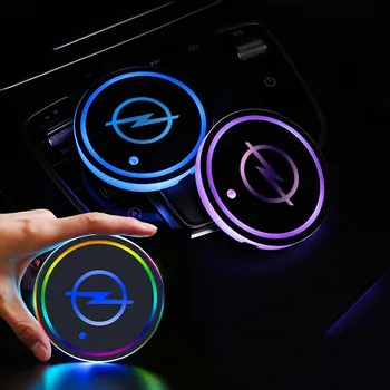 1/2 buc Led-uri Auto Luminos Cana de Apa Coaster Suport USB Atmosfera Lumini Accesorii pentru Opel Astra H G Corsa Antara Meriva Zafira