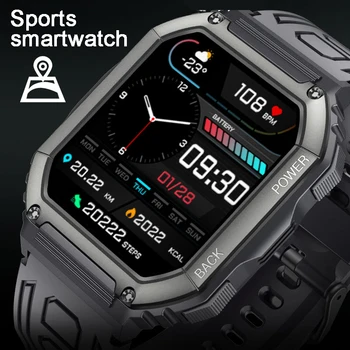 1.8 inch Sport Ceas Inteligent pentru Bărbați Bluetooth Dial Call Impermeabil Ceasuri Fitness Tracker GPS Smartwatch Mișcare Încheietura Ceas