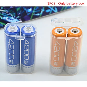 1 BUC 18650 Baterie Portabil Impermeabil Clar Suport Cutie de Depozitare din Plastic Transparent Caz de Siguranță pentru 2 Secțiuni 18650 en-Gros