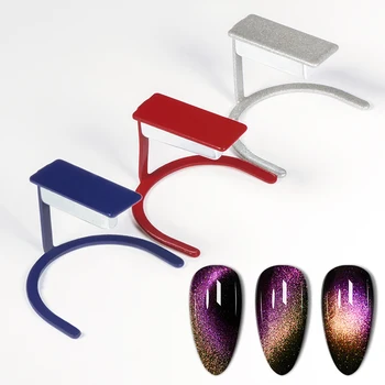 1 Buc Nail Art Magnet Suport Magnetic de Spin Gratuit 3D Magnetic unghii cu Gel Unghii Noi 3-Culoare Suport de Instrumente de Unghii