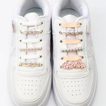 1 buc Șireturile Decoratiuni Clipuri Perla de Cristal Femei Cleme Decorative Pantofi Farmec pentru Adidasi Pantofi Casual Elegant Accesorii