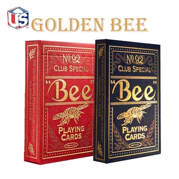 1 set de Înaltă Calitate Albine de Aur Punte Biciclete Recuzită Magie Magie Carti de Joc Magia Poker Carte de Joc Trucuri Magice pentru Magician