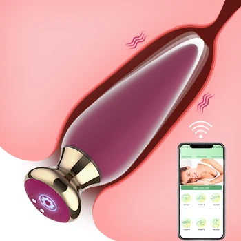 10 frecvență de control de la distanță APP de încărcare magnetic vibrator anal plug prostata masaj Vibrator Anal Sex Jucărie Pentru Bărbați Femei 18+