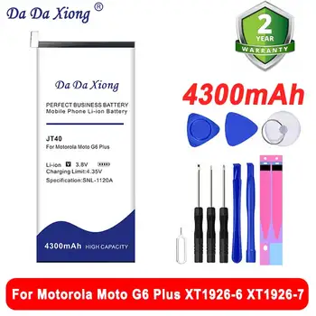 100% Original 4300mAh JT40 Bateria Pentru Motorola Moto G6 Plus XT1926-6 XT1926-79 Baterie de Telefon Mobil în Stoc
