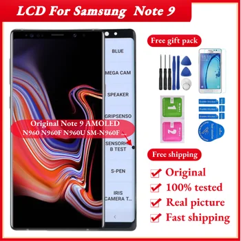 100%Original Note9 Ecran LCD Pentru Samsung Galaxy Nota 9 Display Cu Rama 6.4
