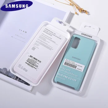 100%Original Samsung Galaxy S20/S20 Plus/S20 Ultra Matasoasa Caz De Silicon De Înaltă Calitate, Moale La Atingere Înapoi De Protecție Galaxy S20+ Shell