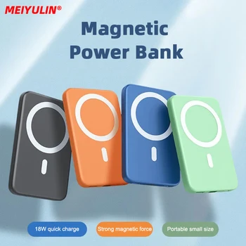 10000mAh Magnetic Banca de Putere 15W fără Fir, Încărcare Rapidă Powerbank Extern portabil Baterie Auxiliară Pentru IPhone 14 Xiaomi Samsung