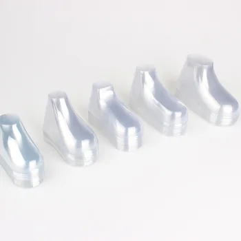 100buc Plastic transparent Copilul de Metri de Afișare Papuceii pentru Copii Pantofi Șosete Prezenta Picioare Suport pentru Afișaj Suport PVC Transparent