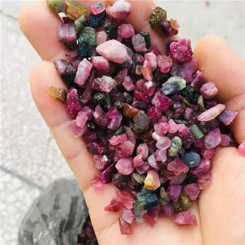 100g Culoare naturala tourmali pietre și minerale reiki de vindecare de cristal prime piatră prețioasă specimen pentru a face bijuterii