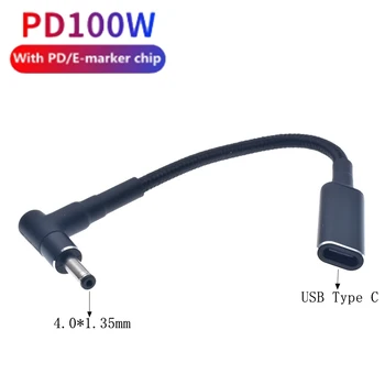 100W USB C PD la 4.0x1.35mm Adaptor Priza USB de Tip C, Rapid de Încărcare Cablu Cablu pentru Asus Zenbook UX21A UX31A UX32A UX32V UX32VD