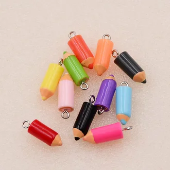 10buc 7*16mm Culoare Simulare Creion Cap Farmecele Pentru Decorare DIY Cercei Colier Moda Bijuterii Accesorii