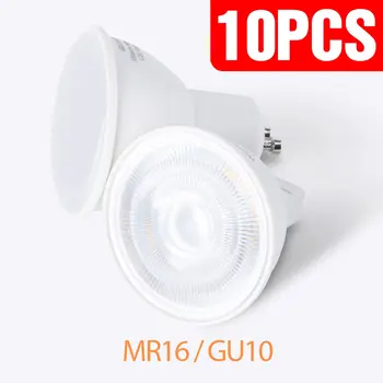 10BUC GU10 LED-uri de Porumb Bec MR16 lumina Reflectoarelor 220V E27 Focos Bec LED 5W 7W E14 Fiolă gu 10 Lampă cu LED GU5.3 Spot De Lumină De Economisire A Energiei