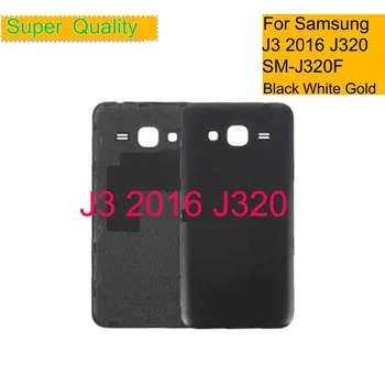 10buc/Lot Pentru Samsung Galaxy J3 2016 J320 SM - J320A J320F J320M J320FN Carcasa Capac Baterie Spate Caz Acoperire Ușa din Spate a Șasiului
