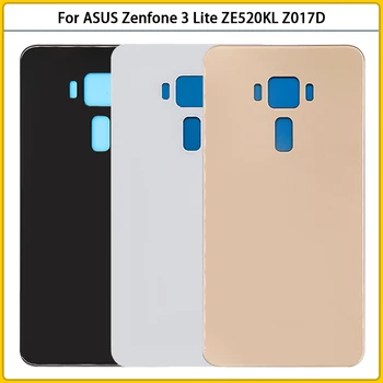 10BUC Nou Pentru ASUS Zenfone 3 Lite ZE520KL Z017D Z017DA Z017DB Baterie Capac Spate Usa Spate Panou de Sticlă de Locuințe Caz, Înlocuiți