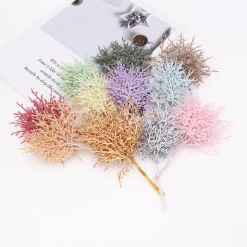 10buc/Pachet Multicolor Iarbă de Plante Suculente Flori Artificiale Buchet Pentru Nunta Coroane de Crăciun Material DIY Acasă Decor