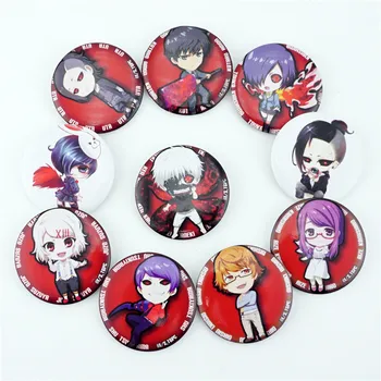 10buc/Set Japonia Anime Tokyo Ghoul Figura Insigne Pins Butonul Brosa Piept Ornament De Îmbrăcăminte Accessoies Cosplay Colecție Cadou