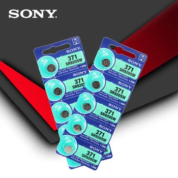 10buc Sony 100% Original 371 SR920SW 920 DE 1.55 V Baterie de Ceas SR920SW 371 Butonul de Celule Monede FĂCUTE ÎN JAPONIA