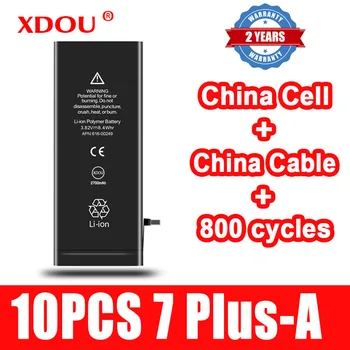 10buc XDOU Baterie Pentru IPhone 7Plus 7 Plus 2900mAh Înlocuire Bateria China Mobil prin Cablu de 800 de Ori Cicluri 2022 7 Plus-O