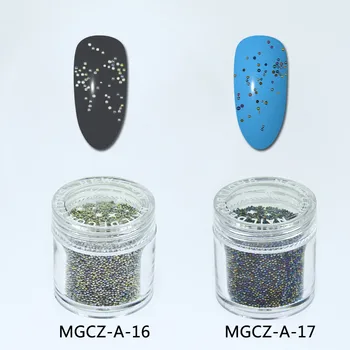 10g/Borcan Unghii Mici Micro Caviar Margele Amestecat Dimensiunea 3D de Proiectare a Crescut de Aur Bijuterii de Argint Manichiura DIY Decorare