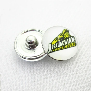10pcs de Stat Appalachian butoane de Ajustare 18mm Pahar de Sport butoane de ajustare Diy Fixează Bijuterii Brățară&brățări farmece