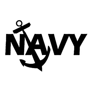 12,7 CM*7.9 CM US Navy Ancora de Vinil Decal Bereta Forțele Speciale Ranger Masina Autocolant Vinil Masina Stilului Negru/Argintiu C8-1246