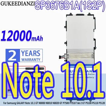 12000mAh SP3676B1A(1S2P) GT-N8000 Tablete Baterie Pentru Samsung GALAXY Nota 10.1 Tab 2 GT-N8000 N8010 N8020 P7500 P7510 P5100 P5113