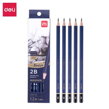 12buc/Set Profesional de Lemn Schiță Creioane B, H, HB, 2B, 2H, 3B 3H 4B 5B 6B 7B 8B 9B 10B 12B 14B Grafit Artă Manuală Draw Pen