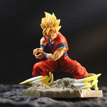 17CM Dragon Ball Figura Luptă Sun Wukong Anime figurina PVC Model de Colectie Statuie Figurina Papusa Jucărie Pentru Ziua de nastere Cadou