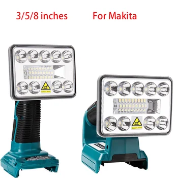 18V Lanterna LED-uri în aer Liber Lumina Reflectoarelor USB Pentru Makita 12W 18W V Li-ion BL1830 BL1430 BL1845 LXT400