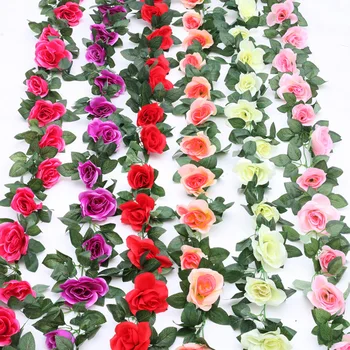 1buc Flori Artificiale Fals Agățat Fals de Viță de vie de Plante Frunze Artificiale Ghirlanda de Flori de Nunta de Decorare