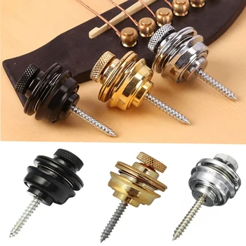 1buc Guitar Strap Lock Straplock Buton Pentru Toate Acustice Chitara Bas Electric Curea Guitarra Fix Scoateți Șurubul Accesorii