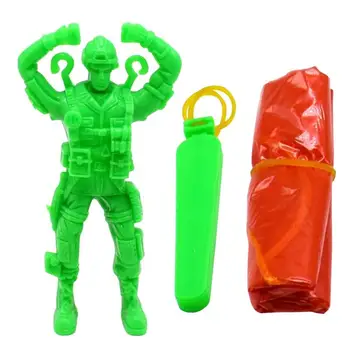 1buc Plastic Scoaterea Parasuta Jucărie în aer liber Soldat Mână Arunca Parasuta Jucării pentru Copii Cadou Noutate Joc de Sport