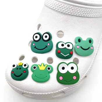 1buc Singură Vânzare Broaște Serie de Desene animate de Pantofi de Crocodil Farmece Accesorii Adidasi Decor Catarama en-Gros pentru Copii Petrecerea de X-mas Cadouri
