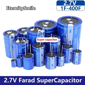 1buc Super-Condensator 2.7 V 1/2/3/6.8/8/10/15/20/30/40/50/80/90/100/120/200/300/400 Farah Condensatoare Recorder Mașină Supercapacitor