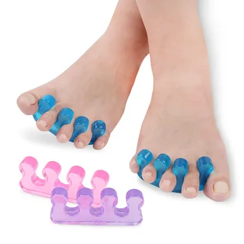 1Pair Nou Separatoare de Deget de la picior Ortodoncia Separador De Dedos De Los Pies Hallux Valgus Picior Separator Protector Picior de Îngrijire Culoare Aleatorii