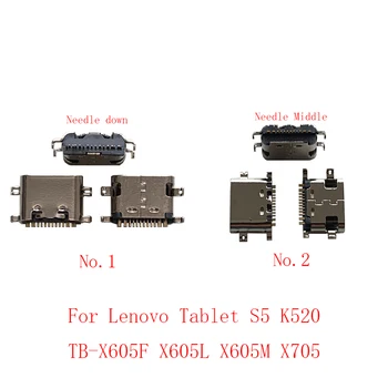 2-10buc Mufa USB Dock Încărcător Conector de Încărcare Port Pentru Tableta Lenovo S5 K520 TB-X605F X605L X605M X705 Tip C de Contact Plug