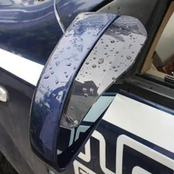 2 buc Universal Transparent Mașină de Vedere în Spate, Usi Laterale Oglinda Ploaie de Bord parasolare Umbra Scutului Flexibil Protector Auto Styling