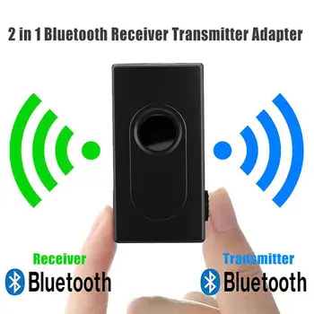2 in 1 compatibil Bluetooth Transmițător Receptor Wireless Stereo de 3,5 mm Audio Muzica Adaptor cu aptX pentru TV DVD Mp3 r15