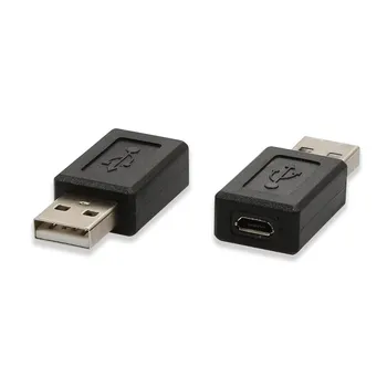 2-Pack USB 2.0 UN Barbat la Micro USB de sex Feminin Adaptor Convertor