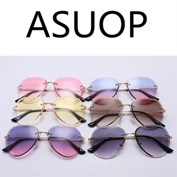 2020 noua moda doamnelor ochelari de soare UV400 ovale de metal ochelari cadru clasic de brand designer de proiectare pilot sport ochelari de soare de conducere
