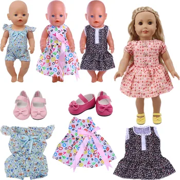 2020 Papusa Pantaloni Slim Rochie se Potrivesc de 18 Inch American Doll Și 43cm Renăscuți Baby Doll, Generația Noastră, Cadouri pentru Copii De Crăciun