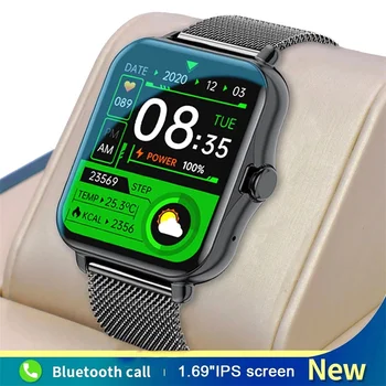 2021 Nou de apelare Bluetooth Ceas Inteligent Bărbați Femei Smartwatch ECG Fitness Tracker Impermeabil 1.69 Inch Touch Screen Pentru Android iOS