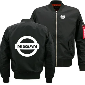 2022 Mens jacheta de Zbor Wintter Cald Slim Eviți Pilot jacheta barbati Nissan Masina Logo-ul de Imprimare Tricou HipHop Harajuku Mens jacheta