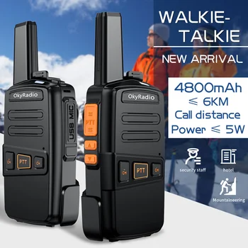 2022 Noi 4800mAh Walkie-talkie de Mare capacitate Baterie rezistent la apa Walkie-talkie 16 Canale Potrivite Ultra Long Distance Utilizare