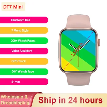 2022 Noi Ceasuri de 41 MM, DT7 Mini Smart Watch Bluetooth Apel GPS Tracker de Fitness Personalizat Fata Smartwatch Bărbați Femei PK W27 Pro