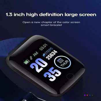 2022 Noul Smartwatch 116 Plus Brățară Inteligent IOS Android Electronice Inteligente de Fitness Tracker Ceas de mana Cu Curea din Silicon Watche