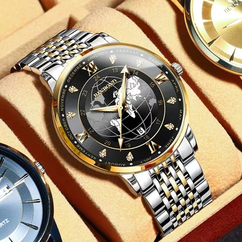 2022 Top Brand de ceasuri de Lux de Moda Casual, Om de Cuarț Ceas de mână Sport din Oțel Complet Impermeabil Bărbați Ceas Relogio Masculino+cutie
