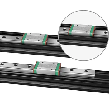2040 Embedded Profil de Aluminiu de Ghidare Liniare Feroviar Diapozitiv de Fixare MGN12C/12H Șină de Ghidare Liniare Pentru DIY CNC 3D Printer Cadru